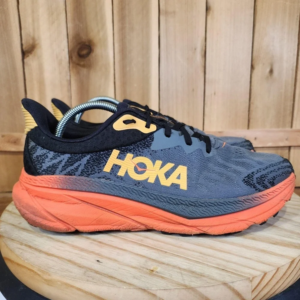 Hoka One One Challenger ATR 7 Shoes Mens 10 Gray Running Sneakers 1134497 CFLM
